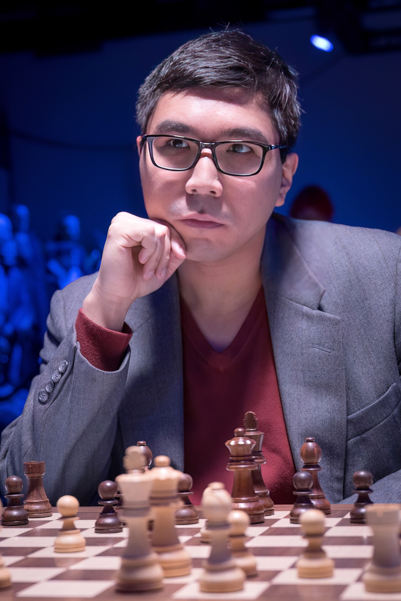 Wesley So at a chess tournament