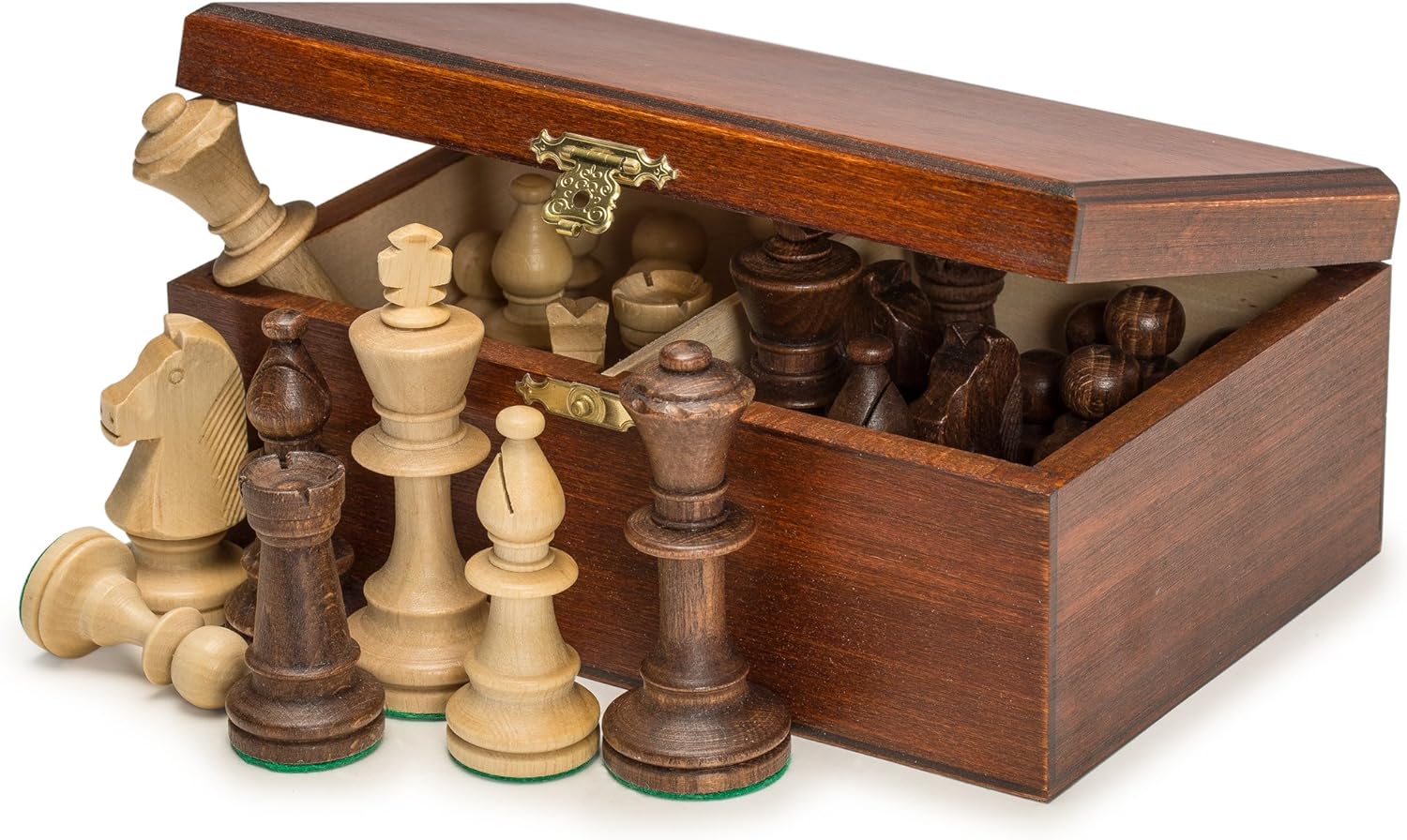 Photo of Wegiel Tournament Pieces Only — Wood Storage Case