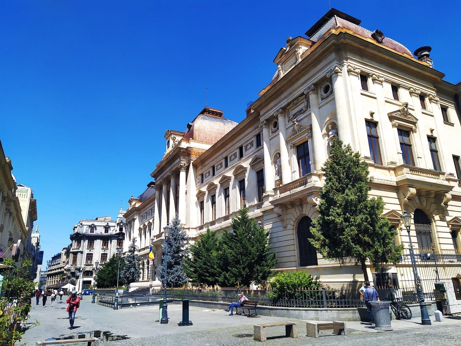 The National Bank of Romania historic building in the Lipscani district of Bucharest — venue for the 2026 GCT Super Chess Classic Romania